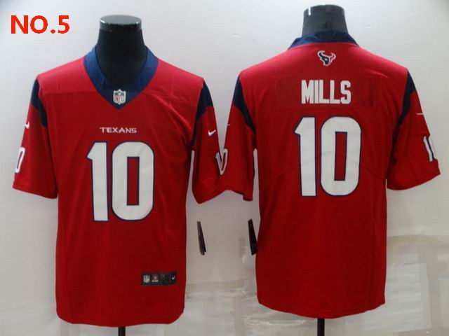 Houston Texans #10 Davis Mills Men's Nike Jersey NO.5;